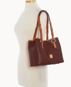 Dooney & Bourke The Saffiano Collection | Textured Leather^Saffiano Small Briana with Pouch