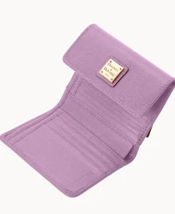 Dooney & Bourke The Saffiano Collection | Grab and Go^Saffiano Small Flap Credit Card Wallet