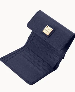 Dooney & Bourke The Saffiano Collection | Grab and Go^Saffiano Small Flap Credit Card Wallet