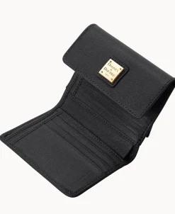 Dooney & Bourke The Saffiano Collection | Grab and Go^Saffiano Small Flap Credit Card Wallet