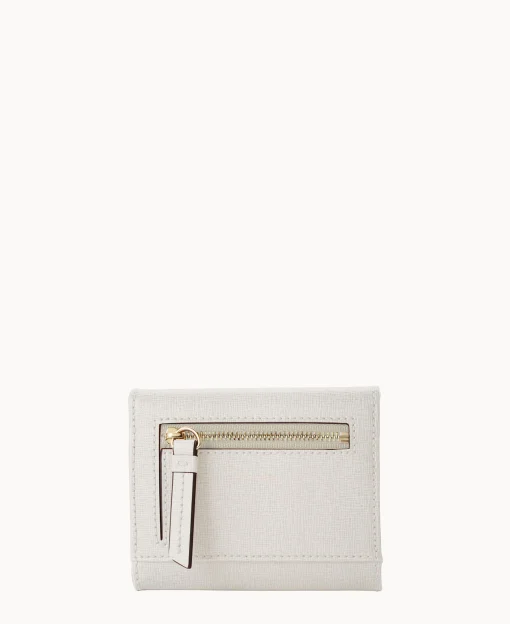 Dooney & Bourke The Saffiano Collection | Grab and Go^Saffiano Small Flap Credit Card Wallet