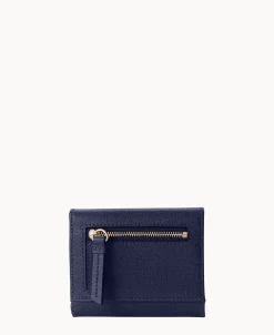 Dooney & Bourke The Saffiano Collection | Grab and Go^Saffiano Small Flap Credit Card Wallet