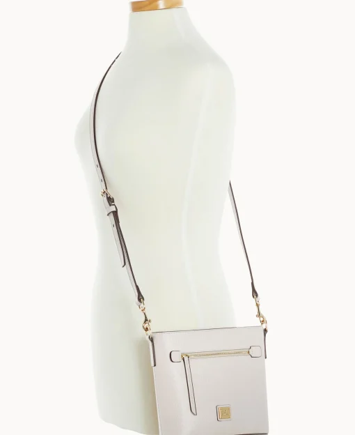 Dooney & Bourke The Saffiano Collection | Textured Leather^Saffiano Small Zip Crossbody
