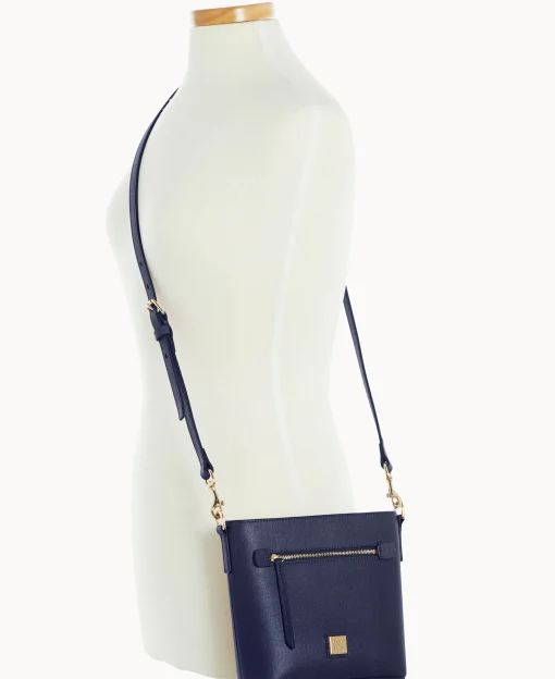 Dooney & Bourke The Saffiano Collection | Textured Leather^Saffiano Small Zip Crossbody