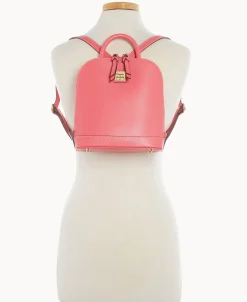 Dooney & Bourke The Saffiano Collection | Textured Leather^Saffiano Small Zip Pod Backpack