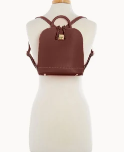 Dooney & Bourke The Saffiano Collection | Textured Leather^Saffiano Small Zip Pod Backpack