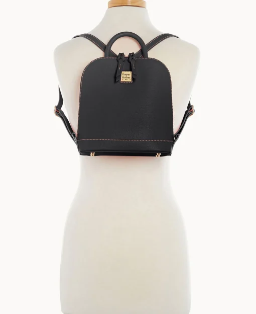 Dooney & Bourke The Saffiano Collection | Textured Leather^Saffiano Small Zip Pod Backpack