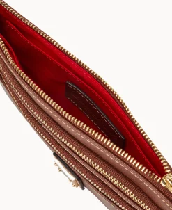 Dooney & Bourke The Saffiano Collection | Grab and Go^Saffiano Triple Zip Wristlet
