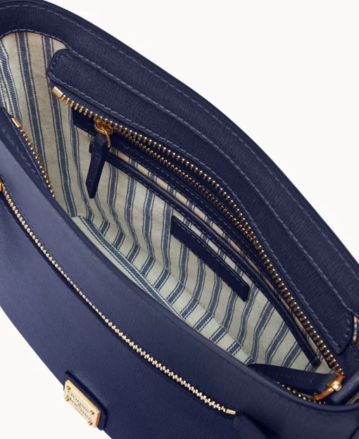 Dooney & Bourke The Saffiano Collection | Textured Leather^Saffiano Zip Crossbody