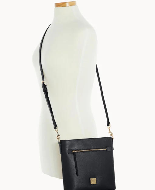 Dooney & Bourke The Saffiano Collection | Textured Leather^Saffiano Zip Crossbody