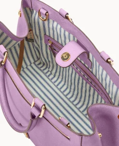 Dooney & Bourke The Saffiano Collection | Ready For the Getaway^Saffiano Zip Satchel