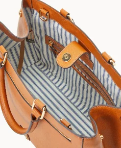 Dooney & Bourke The Saffiano Collection | Ready For the Getaway^Saffiano Zip Satchel