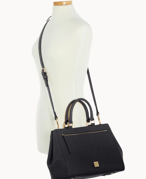 Dooney & Bourke The Saffiano Collection | Ready For the Getaway^Saffiano Zip Satchel