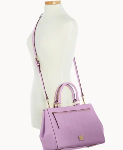 Dooney & Bourke The Saffiano Collection | Ready For the Getaway^Saffiano Zip Satchel