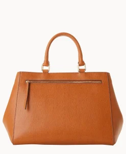 Dooney & Bourke The Saffiano Collection | Ready For the Getaway^Saffiano Zip Satchel