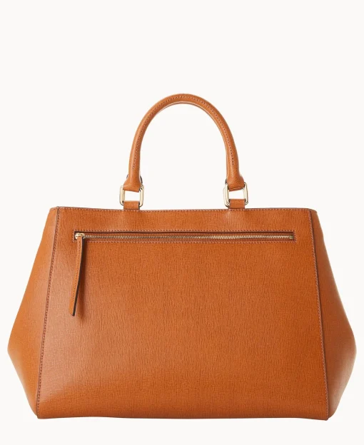 Dooney & Bourke The Saffiano Collection | Ready For the Getaway^Saffiano Zip Satchel