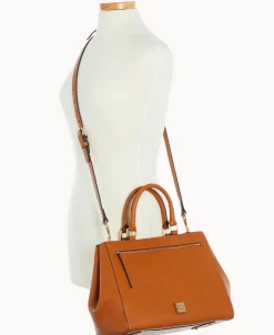 Dooney & Bourke The Saffiano Collection | Ready For the Getaway^Saffiano Zip Satchel