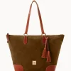 Dooney & Bourke Textured Leather | Shoulder Bags^Suede Career Tote