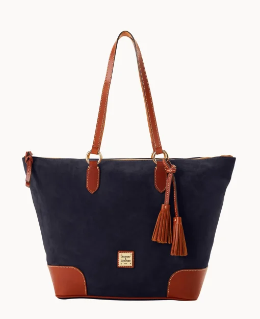 Dooney & Bourke Textured Leather | Shoulder Bags^Suede Career Tote