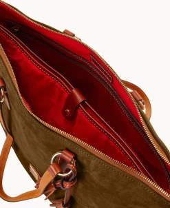 Dooney & Bourke Textured Leather | Shoulder Bags^Suede Career Tote