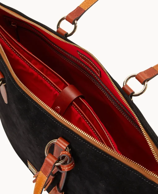 Dooney & Bourke Textured Leather | Shoulder Bags^Suede Career Tote