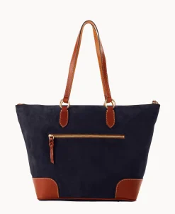 Dooney & Bourke Textured Leather | Shoulder Bags^Suede Career Tote