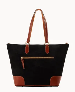Dooney & Bourke Textured Leather | Shoulder Bags^Suede Career Tote