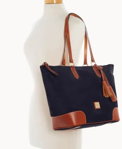 Dooney & Bourke Textured Leather | Shoulder Bags^Suede Career Tote