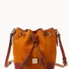 Dooney & Bourke Textured Leather | Mini Bags^Suede Crossbody Drawstring
