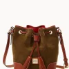 Dooney & Bourke Textured Leather | Mini Bags^Suede Crossbody Drawstring