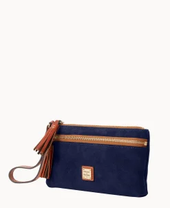 Dooney & Bourke Grab and Go | Wristlets^Suede Double Zip Wristlet