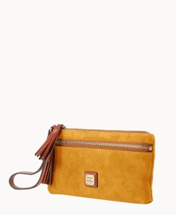 Dooney & Bourke Grab and Go | Wristlets^Suede Double Zip Wristlet