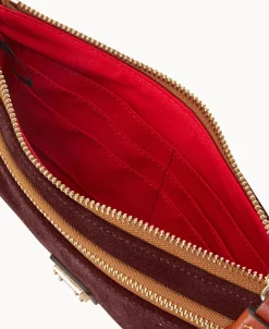 Dooney & Bourke Grab and Go | Wristlets^Suede Double Zip Wristlet