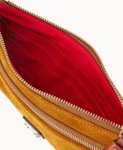 Dooney & Bourke Grab and Go | Wristlets^Suede Double Zip Wristlet