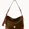 Dooney & Bourke Textured Leather | Shoulder Bags^Suede Large Sac