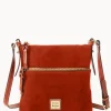 Dooney & Bourke Textured Leather | Mini Bags^Suede Letter Carrier