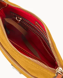 Dooney & Bourke Textured Leather | Mini Bags^Suede Letter Carrier