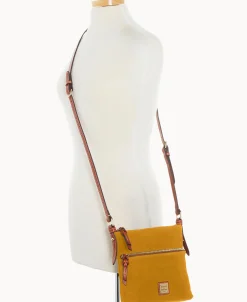 Dooney & Bourke Textured Leather | Mini Bags^Suede Letter Carrier