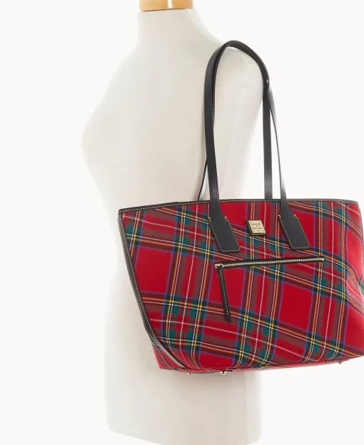 Dooney & Bourke Printed Fabric | Shoulder Bags^Tartan Tote