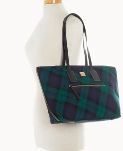 Dooney & Bourke Printed Fabric | Shoulder Bags^Tartan Tote