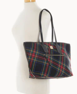 Dooney & Bourke Printed Fabric | Shoulder Bags^Tartan Tote